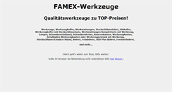Desktop Screenshot of famex.com