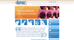 Desktop Screenshot of famex.cl